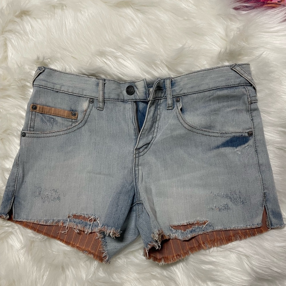 size 25 Free People denim shorts